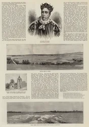 Visita de um artista aos campos de batalha de Crecy e Agincourt
